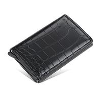 KXQYIKYI Alluminio Metal Credit Business Mini Carte Card Women Women Wallet Smart Business Card Worket