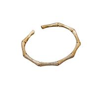 KXQYIKYI Bracciale da donna regolabile a forma di osso placcato platino Bracciale femminile