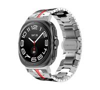 KXQYIKYI Canda in acciaio inossidabile adatto per orologio galassy 7 ultra 47 mm senza spazi per galli in metallo curvo Fit per galassia 7 47 47 mm Correa