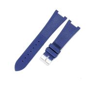 KXQYIKYI Cinghia di orologio in silicone adatto per Patek Philippe 5711 5712G Accessori per la banda di guardia interfaccia speciale a prova di sudore impermeabile 25mm maschio25mm maschio maschio