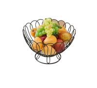 KXQYIKYI Ciotola di frutta cesta di ferro moderna frutta contenitore ciotola ciotola deposito cestino drenaggio snack espositore cesto di frutta vassoio (oro)