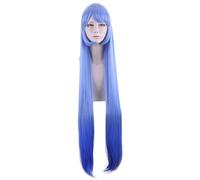 KXQYIKYI Giochi di Ruolo Anime per Nejire Hado Cosplay Parrucca Blu 120 cm Capelli Sintetici Donne di Halloween