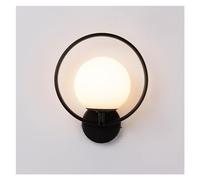 KXQYIKYI Lampada a Muro LED LAMPAGGI Sfera Sfera Sconce - Luci da Parete Globale con Arredamento ad Anello in Metallo - Festa per Specchio vanità del Bagno di metà secolo per Camera da