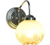 KXQYIKYI Lampada da Parete Lampade da Parete per Interni Lampade in Metallo Cromato Vanity Lampade in Vetro con Gemme Vintage per Applique Moderne in Ferro da Bagno