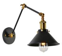 KXQYIKYI Lampada da Parete Retro Angolo di Supporto Regolabile Lampada Da Parete Let Let Let LMP Orologio Da Parete Loro Illuminazione Morto Ferro FERRATA LANTER