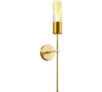 KXQYIKYI Luce murale 5W LED Tricolor Sfondi a Parete, Braccio di Grano Creativo Europeo Europeo Post-Moderno Semplice Materiale Tutto Il rametto Accoglienti luci a Parete, 111 V ~ 240 V Oro