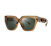 KXQYIKYI Lusso Signore Occhiali Da Sole Moda Quadrato Bianco Occhiali Da Sole Donne Vintage Trendy Oversize Shades Femminile Ey