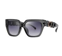 KXQYIKYI Lusso Signore Occhiali Da Sole Moda Quadrato Bianco Occhiali Da Sole Donne Vintage Trendy Oversize Shades Femminile Ey