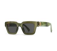 KXQYIKYI Moda Quadrato Donne di Lusso Occhiali Da Sole Vintage Candy Color Clear Gradient Eyewear Uomini Punk Occhiali Da Sole