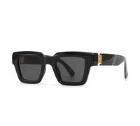 KXQYIKYI Moda Quadrato Donne di Lusso Occhiali Da Sole Vintage Candy Color Clear Gradient Eyewear Uomini Punk Occhiali Da Sole