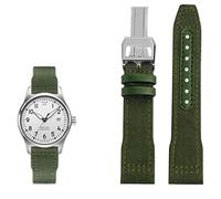 KXQYIKYI Nylon Leather Watchband 20mm 21mm 22mm Fit per iwc le petit principe grande pilota top pistola IW3777 Black Sport Canvas Watch Strap