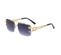 KXQYIKYI Occhiali da sole in legno per gli uomini quadrati senza montatura occhiali da sole donna venature del legno vintage occhiali moda lusso retrò