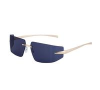 KXQYIKYI Occhiali da sole senza montatura per gli uomini di lusso vintage senza cornice rettangolo occhiali da sole per le donne Ombra Eyewear UV400