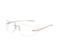 KXQYIKYI Occhiali da sole senza montatura per gli uomini di lusso vintage senza cornice rettangolo occhiali da sole per le donne Ombra Eyewear UV400