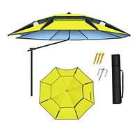 KXQYIKYI Ombrello del Sole per Il Sole, Ombrello da Pesca, Ombrello da Spiaggia, Ombrello di Parasole per Esterni, Ombrello Impermeabile Regolabile a 360 °