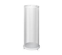 KXQYIKYI Ombrello Sta Moderni Rotondi Ombrello Stand Metal Ombrello Rack per Il Portico del Supporto per Ombrello del corridoio del corridoio di casa (Blanc 24 * 58cm)