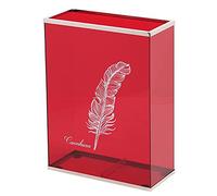 KXQYIKYI Ombrello Storage Stand Ombrello Decorazioni Piuma rastrellino Ombrello, Secchio Ombrello rettangoli, portabia da Ombrello per Ingresso/corridoio/Patio/Portico/Foyer/Hall/Blu (bl? A)