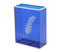 KXQYIKYI Ombrello Storage Stand Ombrello Decorazioni Piuma rastrellino Ombrello, Secchio Ombrello rettangoli, portabia da Ombrello per Ingresso/corridoio/Patio/Portico/Foyer/Hall/Blu (bl? A)