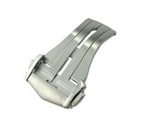 KXQYIKYI Per Omega in pelle in pelle di orologio in gomma Distribuzione Accessori pieghevoli pieghevole Accessori da 18 mm 20 mm in acciaio inossidabile a punta