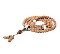 KXQYIKYI Perline, rosario buddista, braccialetto, 108 perle di preghiera bracciale vajra bodhi braccialetto originale design etnico buddista perline bracciale