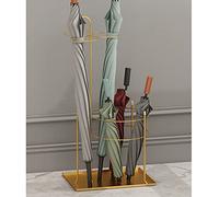 KXQYIKYI Pianto di supporto per ombrello in metallo, supporto per ombrello indipendente Porta del ombrello rotondo Porta del bastoncino da passeggiata per l'ufficio di entrata con vassoio per