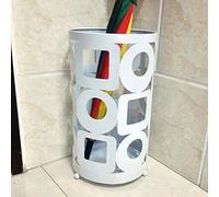 KXQYIKYI Porta di parasolo Ombrello a Portata di Ombrello Stand Hotel Hold Home Simple Ferrod Iron Iron Abbrello Cannatura Stand Ombrello/Bianco (Brown Q)