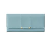 KXQYIKYI Portafogli da donna Pochette in pelle PU Portafoglio lungo per portacarte da donna Borsa da viaggio da donna (Blu)