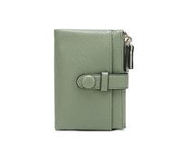 KXQYIKYI Portafoglio per ragazze Portamonete da donna di grande capacità Porta carte di credito Portamonete con cerniera (Vino rosso), Verde