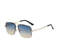 KXQYIKYI Quadrato Senza Montatura Occhiali Da Sole Degli Uomini Di Lusso Oversize Frameless Retrò Occhiali Da Sole Per Maschile Shield Eyewear UV40