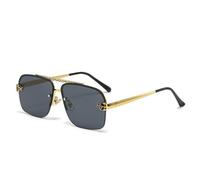 KXQYIKYI Quadrato Senza Montatura Occhiali Da Sole Degli Uomini Di Lusso Oversize Frameless Retrò Occhiali Da Sole Per Maschile Shield Eyewear UV40