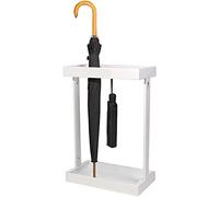 KXQYIKYI Stand di Rack Ombrello, Supporto per Ombrello, Stand Ombrello Stand Ombrello di Grande capacità, può Contenere 14 ombrelli Lunghi e Corti, Staccabili e Facili da installare (White Q)