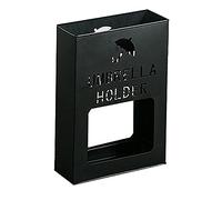 KXQYIKYI Stand Ombrello del Secchio Ombrello Rettangolare Supporto Ombrello in Metallo, Supporto Ombrello per Bastoncini da Passeggio di canne ombrelli, 50 x 20 x 50 cm/Nero (Bianco Q)