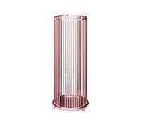 KXQYIKYI Stand Ombrello del Secchio Ombrello Supporto per Rack Ombrello, Supporto per Ombrello Rotondo in Metallo per Giocattoli a Piedi Ombrello, 24 × 58 cm/Rosa (Gold Q)