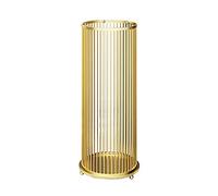 KXQYIKYI Stand Ombrello del Secchio Ombrello Supporto per Rack Ombrello, Supporto per Ombrello Rotondo in Metallo per Giocattoli a Piedi Ombrello, 24 × 58 cm/Rosa (Gold Q)