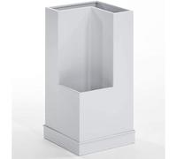 KXQYIKYI Supporto per ombrello metallico per decorazioni di decorazioni portico, forma geometrica irregolare multifunzionale, supporto ombrello a colore solido con vassoio gocciolante rimovibile