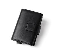 KXQYIKYI Titolare della carta di credito per uomo Portafoglio magnetico Smart Men's Wallet Zipper Coin (Argento, 3,93 * 2.75 pollici)