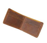 KXQYIKYI Uomo da portafoglio corto Portafoglio di cuoio per la pelle di vacca