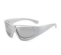 KXQYIKYI Vintage Donne Occhio di Gatto Hollow Occhiali Da Sole Moda Sport All'aria Aperta Guida Specchio Occhiali Ombra UV400 Uomini Occhiali Da Sole