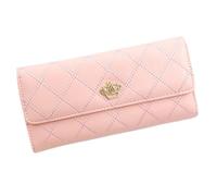 KXQYIKYI Women Lady Clutch in pelle Portafoglio hasp Portafoglio a lungo lunghezza Porta della borsa della borsa (blu, 19,3 cm*9,5 cm*2,5 cm)