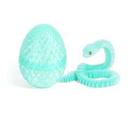KXWDKJ 3D Giocattoli 3D Stampato Serpente Completamente Articolato con Occhi Realistici per Casa Ufficio Scrivania Esecutiva Decorazione-Crystal Turquoise