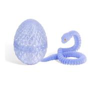 KXWDKJ 3D Giocattoli 3D Stampato Serpente Completamente Articolato con Occhi Realistici per Casa Ufficio Scrivania Esecutiva Decorazione-Crystal Cloud Purple