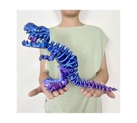 KXWDKJ Drago Stampato in 3D Stampe 3D Scheletro di Tyrannosaurus Rex con Ossa 38cm/15in per Sollievo dallo Stress Decorazione Casa Ufficio-Blue Purple