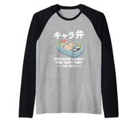 Kyaraben Art Character Bento Box Cibo Giapponese Kawaii Maglia con Maniche Raglan