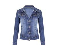 KYATON Giacca Uomo Gia He Di Jeans Corte Donne Lavaggio Autunno A Manica Lunga Gia A In Denim In Denim-azzurro-s