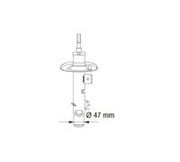 KYB 339710 Ammortizzatore per PEUGEOT