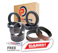 Kit Guarnizioni Forcella Parapolvere Boccole Sospensione per Kawasaki KX250 2...