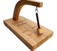 kychenBase Creative Magnetic Decision Maker - Selettore magnetico oscillante in legno, oscillante standard del pendolo e trova la risposta alla tua domanda, pendolo sì o no