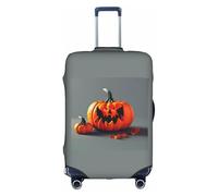 Kycvds Fall Pumpkin Il coperchio del bagagliaio è adatto per bagagli da 18-32 pollici. Bagaglio personalizzato con coperchio del bagagliaio personalizzato., Bianco, grande