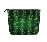 Kycvds Hacker Era piccola borsa cosmetica accessori da viaggio borsa cosmetica scatola regalo di compleanno regalo di Natale bella, Nero , Taglia unica
