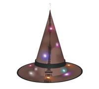 Kycvds I cappelli da strega di Halloween della Torre Eiffel del caffè parigino sono decorati con luci, che decorano grandi forniture per feste di Halloween.